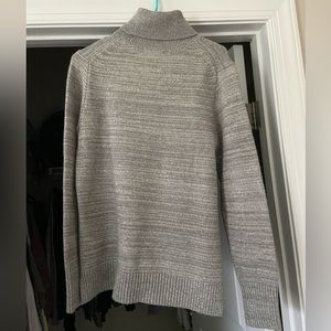 J Crew Mercantile gray turtle neck sweater.